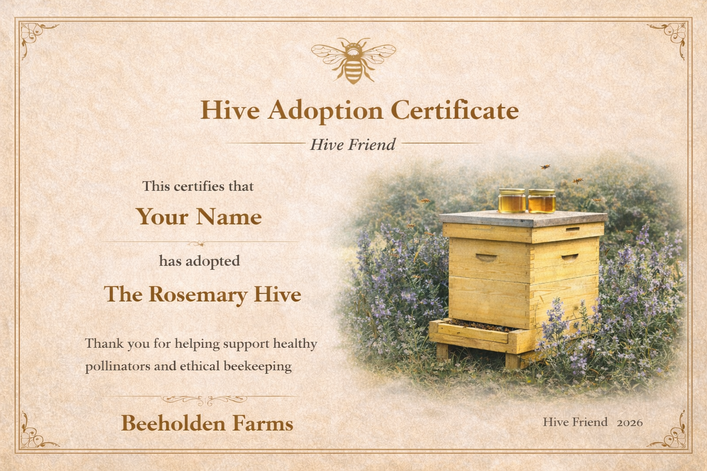 Hive Adoption - The Hive Friend