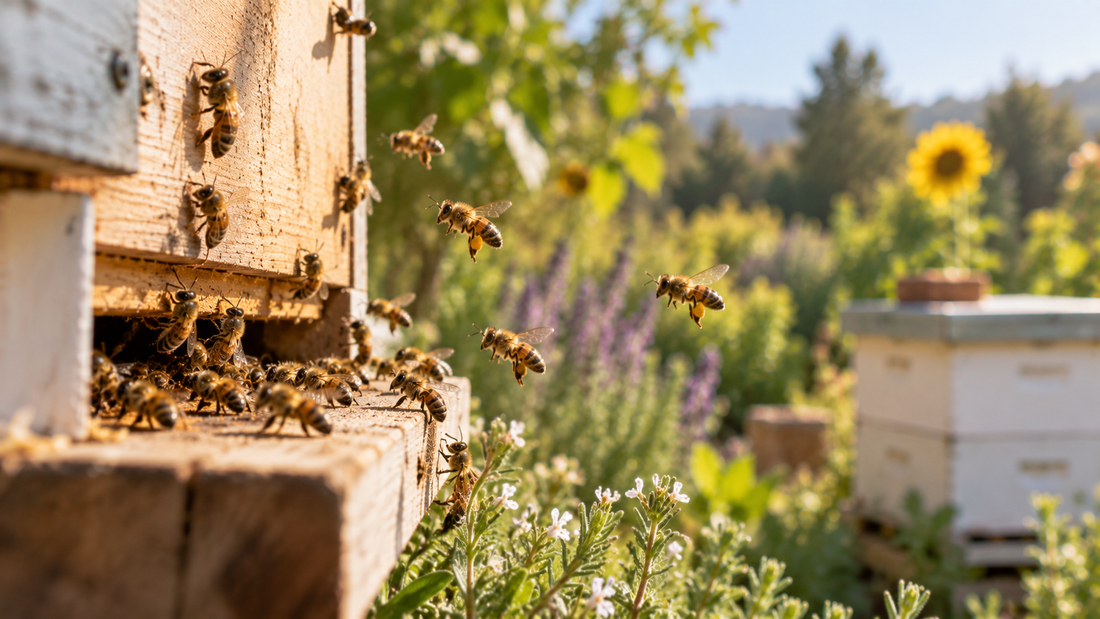 Honey bee queen and how a hive raises a new queen