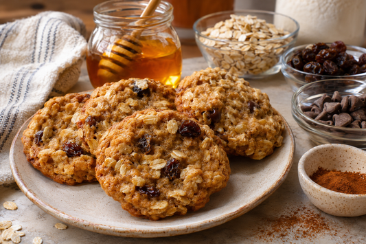 Chewy Honey Oatmeal Cookies (Plus How to Swap Sugar for Honey in Any Recipe)