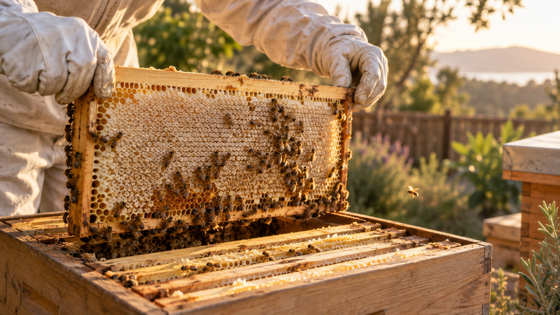 Gentle honey harvest that doesn't harm the bees