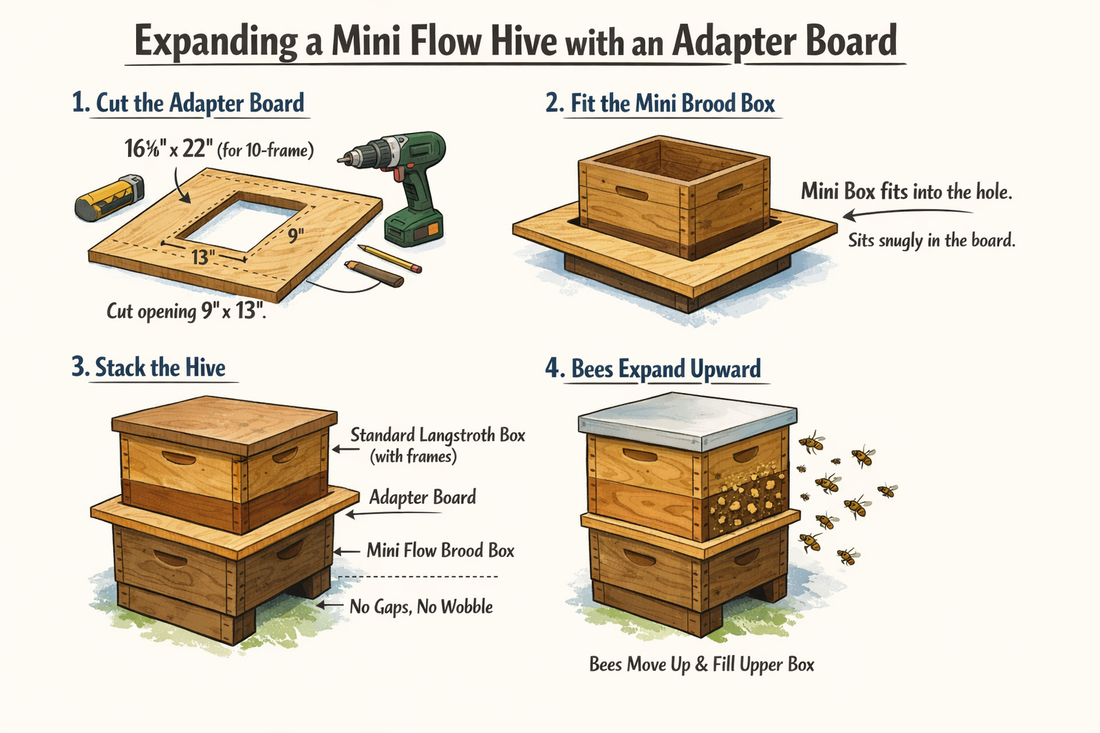 How to Expand a Mini Flow Hive