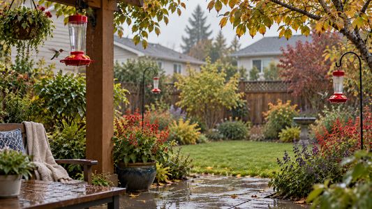 Feeding hummingbirds in fall and winter in the Bay Area