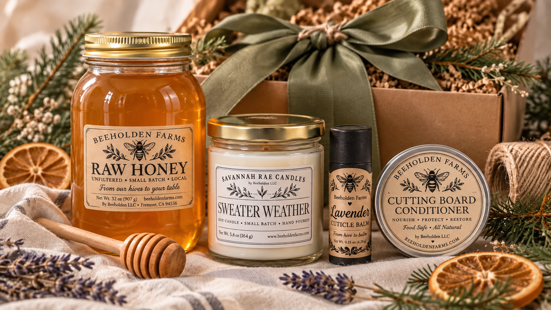 Holiday gifts for honey lovers from Beeholden Farms