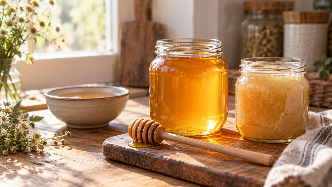 Storing raw honey so it never goes bad