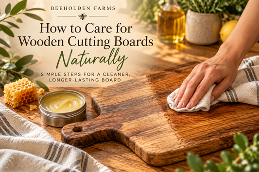 Caring for a wooden cutting board naturally