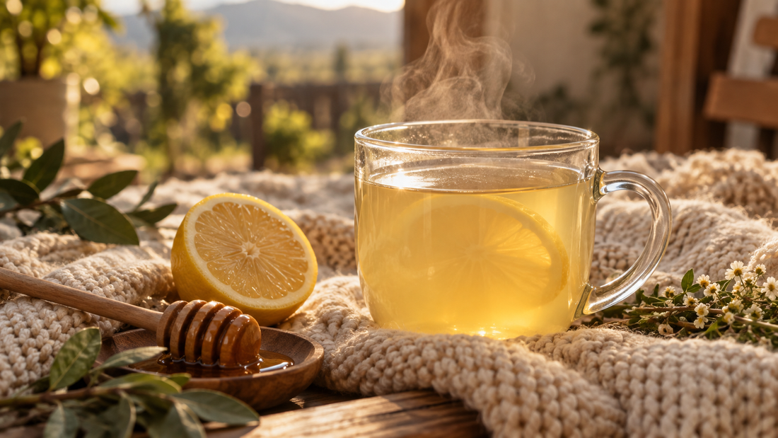 Raw honey as a home remedy for sore throats and coughs