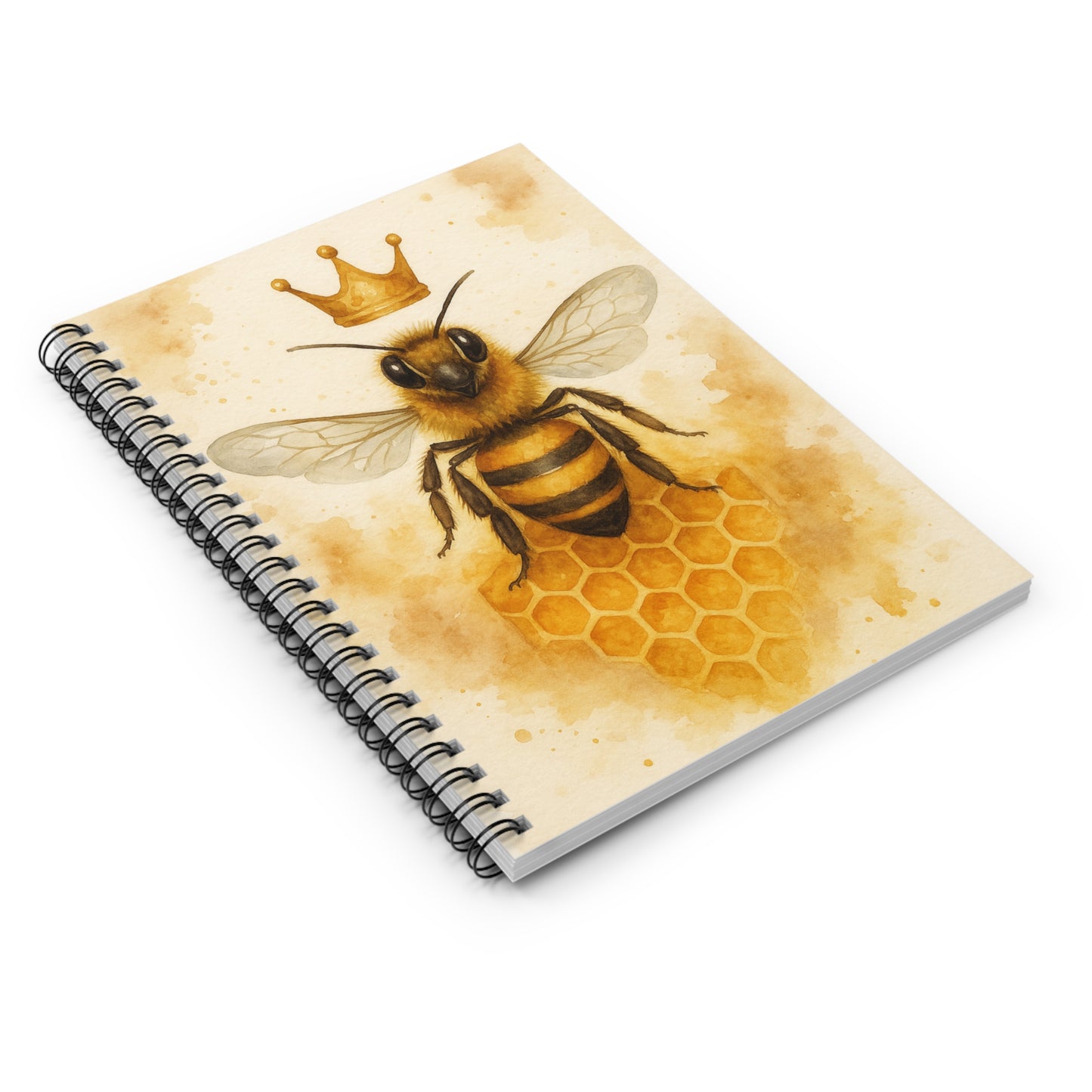 Bee-Themed Spiral Notebook - Perfect for Journaling, Gift for Beekeepers, Inspiring Creativity, Nature Lovers, School Supplies