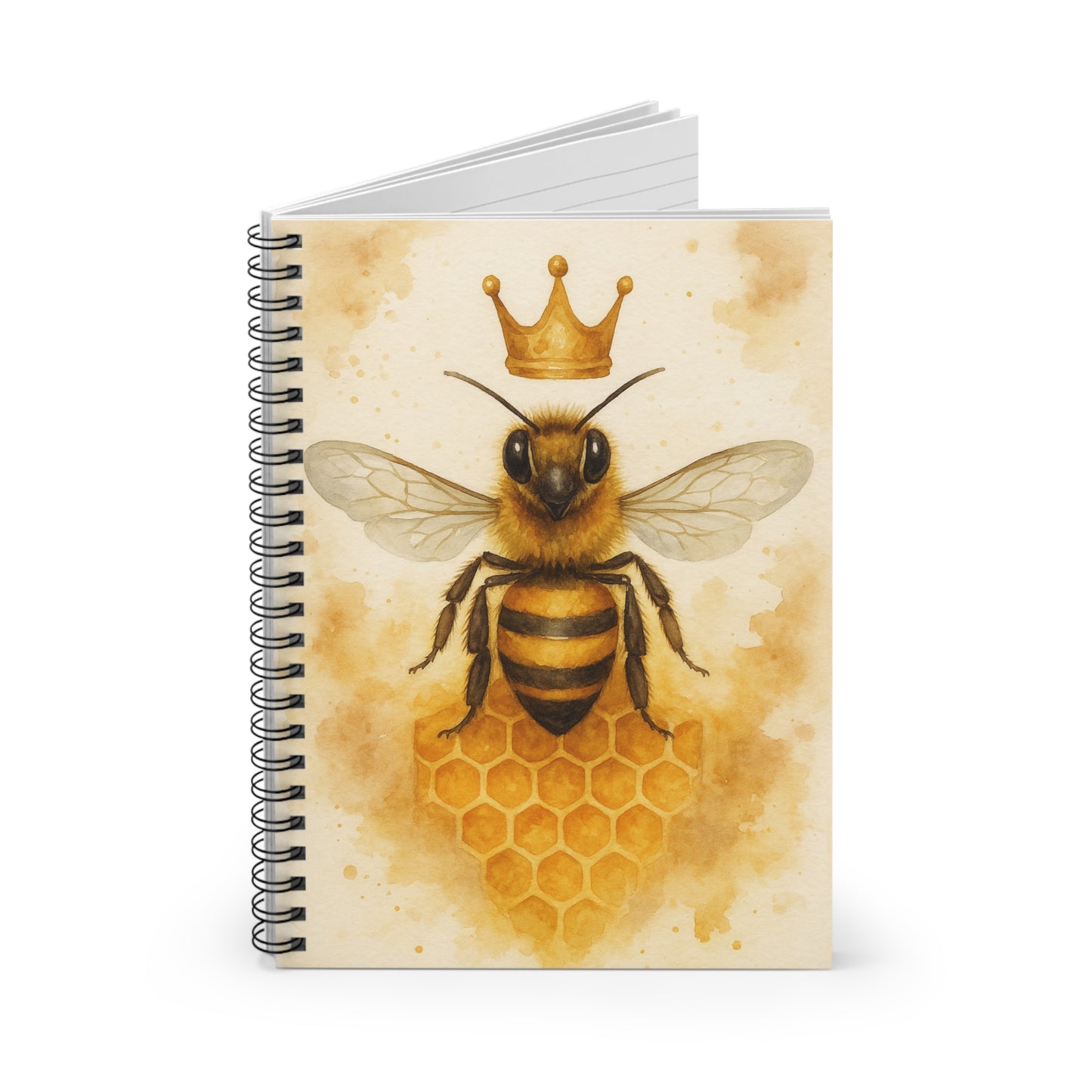 Bee-Themed Spiral Notebook - Perfect for Journaling, Gift for Beekeepers, Inspiring Creativity, Nature Lovers, School Supplies
