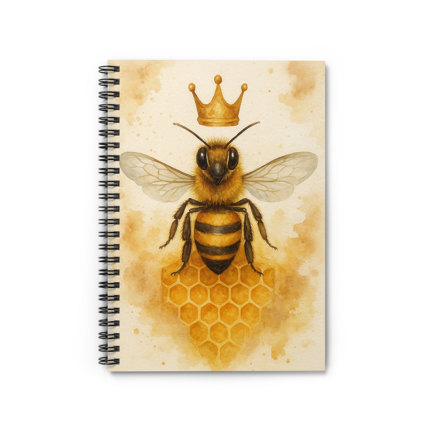 Bee-Themed Spiral Notebook - Perfect for Journaling, Gift for Beekeepers, Inspiring Creativity, Nature Lovers, School Supplies