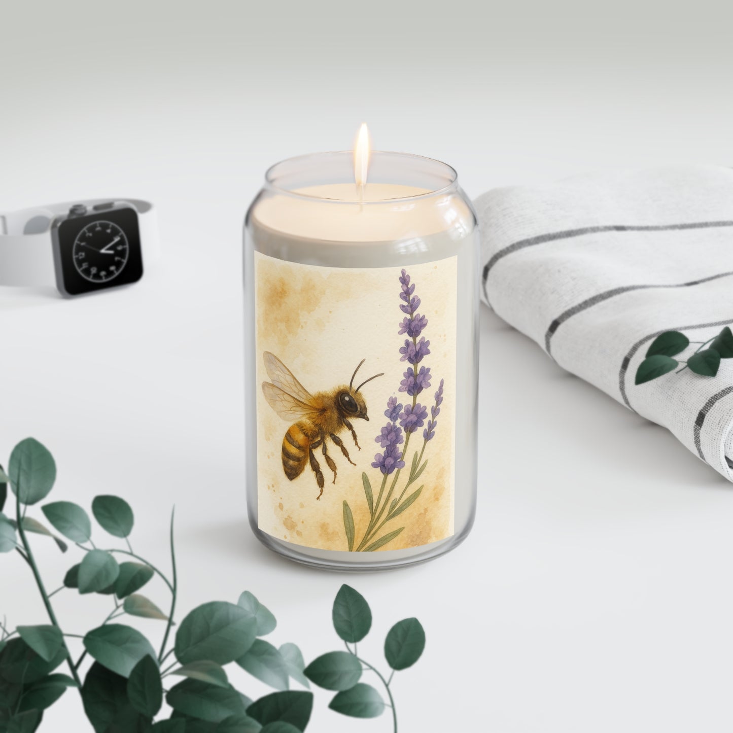 Scented Candle, Natural Aromatherapy, Relaxation Gift, Home Décor, Eco-Friendly Candle, Beeswax, Calming Fragrance