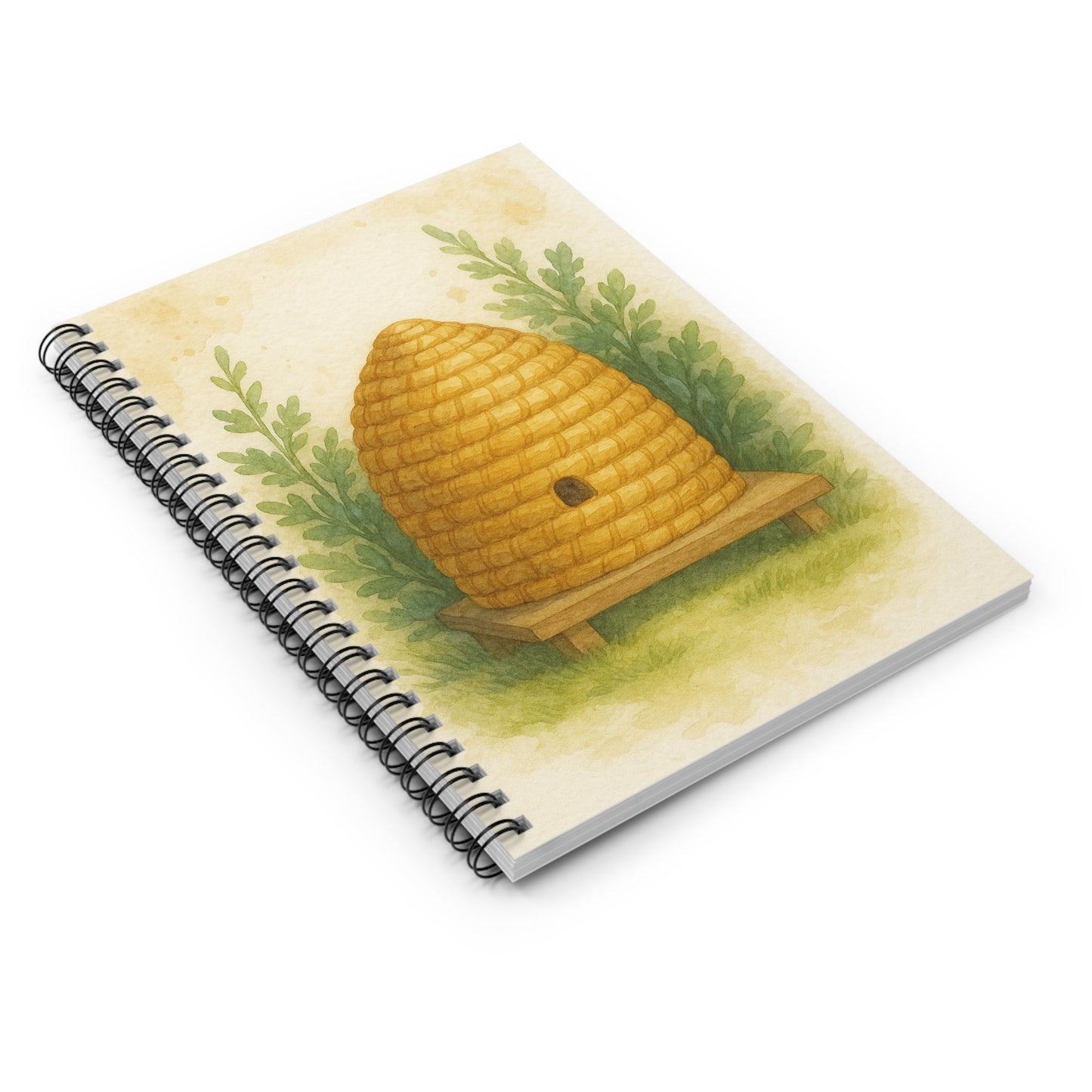 Rustic Bee Hive Spiral Notebook - Perfect for Nature Lovers, Gardening Journal, Eco-Friendly Note Taking, Gift for Beekeepers, [...]